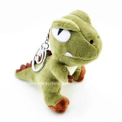 Custom Promotional Souvenir Gift Plush Toy Wild Animal Dinosaur Keychain