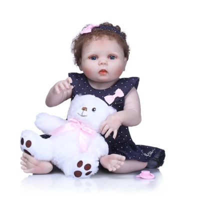 Novo design reborn boneca 55 cm princesa realista corpo de pano de vinil boneca bebê reborn crianças aniversário presente de natal