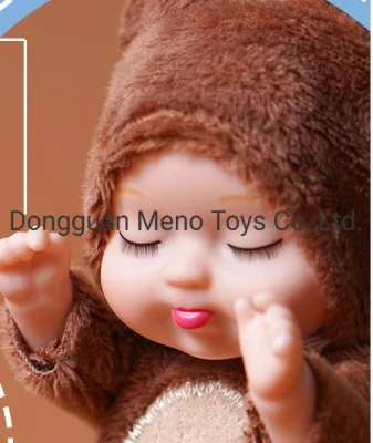 Boneca realista infantil de plástico para crianças, boneca bebê reborn de vinil e plástico