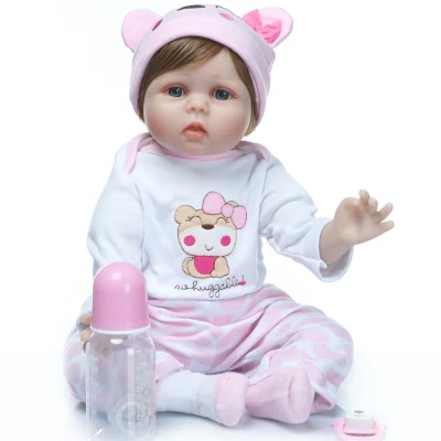 Lifelike 22 Polegada 55 cm vinil macio silicone reborn bebê bonecas vivo bebê recém-nascido boneca de vinil macio crianças playmate