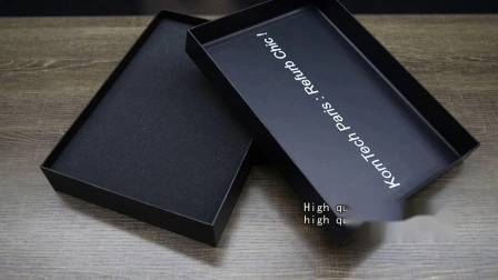 Embalagem de papel Kraft Caixas cegas magnéticas para presente de chá perfumado com fita Matt Lamination