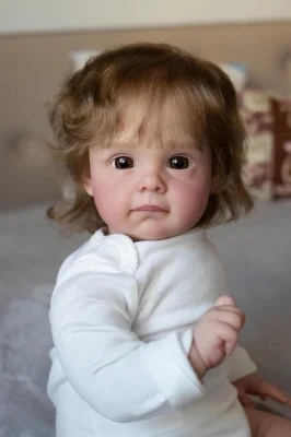 Bonecas reborn bebês 60 cm, corpo de pano colecionável, brinquedo recém-nascido, bonecas para crianças pequenas, presentes de aniversário e natal